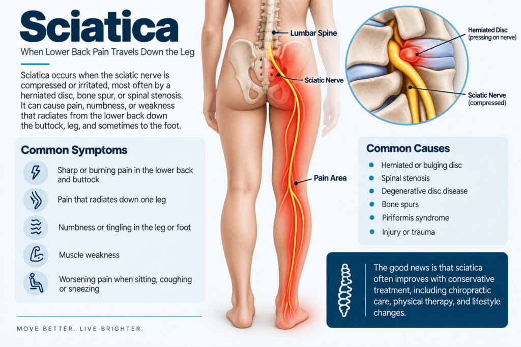 Sciatica symptoms, causes, and sciatic nerve pain